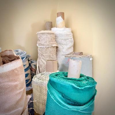 Vintage and newer high-end upholstery