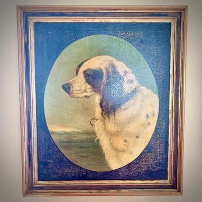 Oil painting - dog
