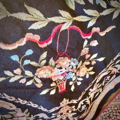Needlepoint rug/wall-covering