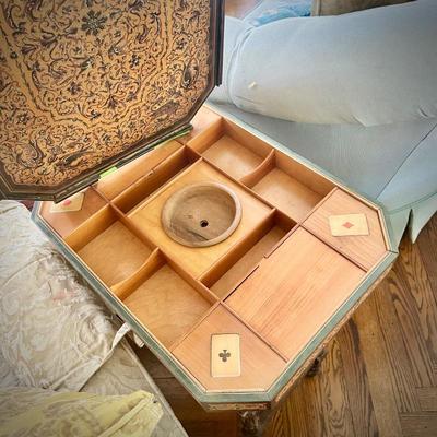 Antique game table