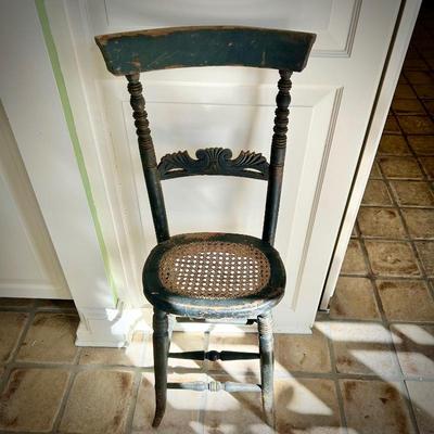 Antique child's deportment/correction chair