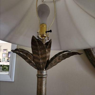 Sale Photo Thumbnail #9: Palm floor lamp some palm leaves are broken