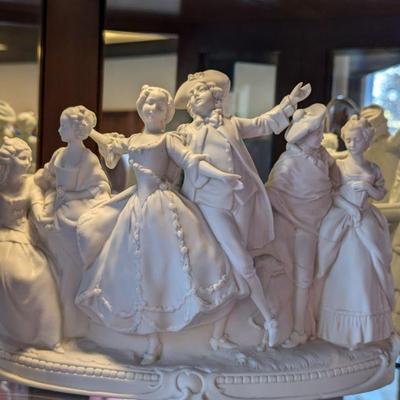 Antique Porcelain Figurine Planter from France.  Rare Find!