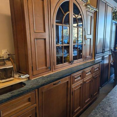 Sale Photo Thumbnail #155: Exquisite Amish Kitchen Cabinets.  Solid Hardwood Maple Furniture.  Beaded Inset Doors and Drawers  (not overlay)