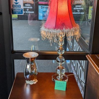Lovely Vases.  Lovely Girl's Lamp