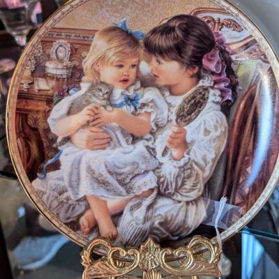 Two Sisters Decorative Plate.