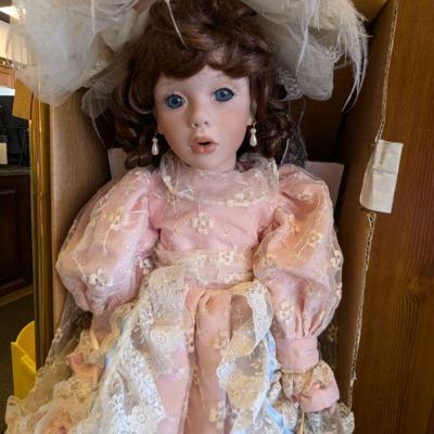 Victorian Porcelain Collector's Doll