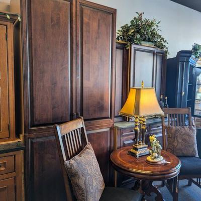 New Tall Maple Custom Amish Pantry Storage Cabinet with Large Pull-out Shevling.  Tons of Storage.  Ideal as Pantry, Built-In, Laundry...