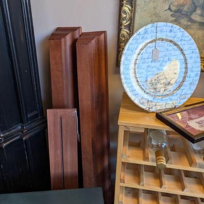 Pottery Barn Solid Wood Floating Tiered Shelves