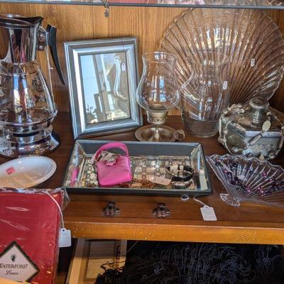 Picture Frames, Jewelry, Watches, Crystal plates, Crystal Owl and more