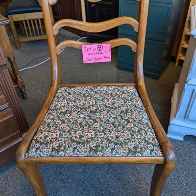 Lovely Solid Maple Hardwood Dining Chairs.  Sturdy, Like New.    Set of 4 available.  Let us know in advance if you are interested in...