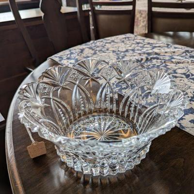 Crystal Serving Bowl