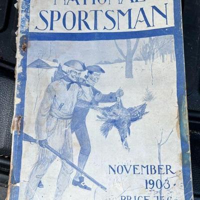 National Sportsman November 1903 https://ctbids.com/estate-sale/31612/item/3564153/National-Sportsman-November-1903-Damaged