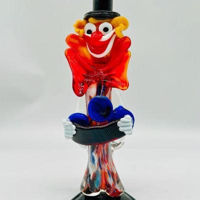 1950’s-1960’s Murano Art Glass Clown MCM Solid Glass...