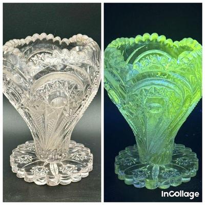 Imperial Glass Zippered Heart 5” Vase
https://ctbids.com/estate-sale/31612/item/3566056/Imperial-Glass-Zippered-Heart-5-Vase
