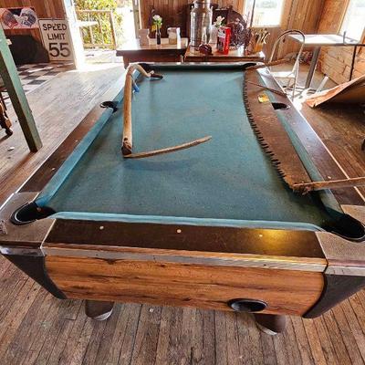 The pool table is free!