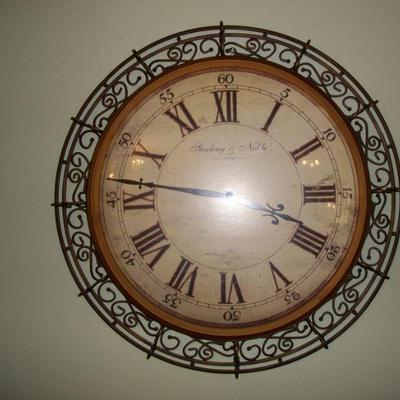 Sterling & Noble Large battery operated Wall Clock