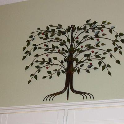 Metal Tree Wall Art - close up