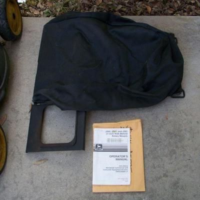 Clippings bag and paperwork