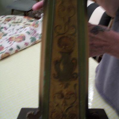 Front of clock