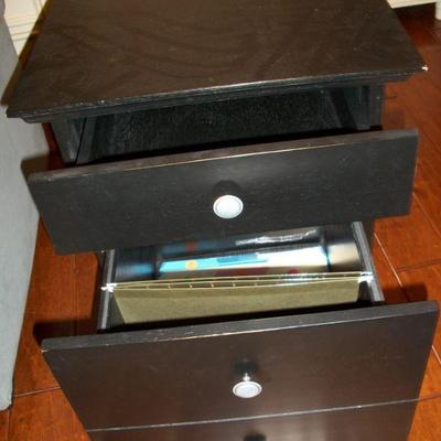Shown open