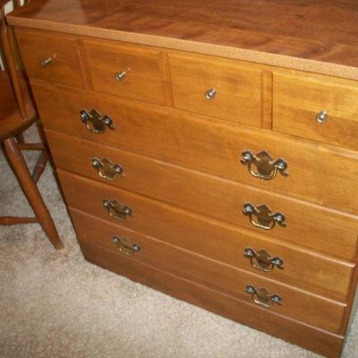 Close up of dresser.