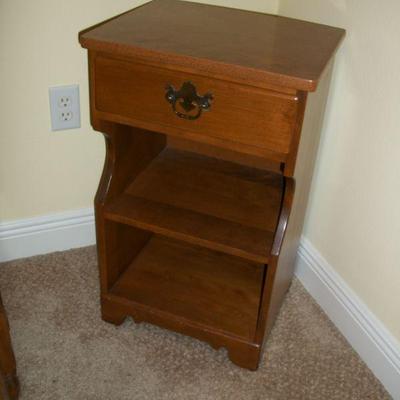 Nightstand included in Twin Ethan Allen bedroom set.
