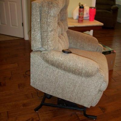 Chair lifted