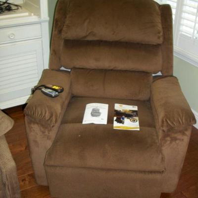 ***Sold*** Golden Electric Lift Recliner With Massage, extra storage and Lift handle - $350.00