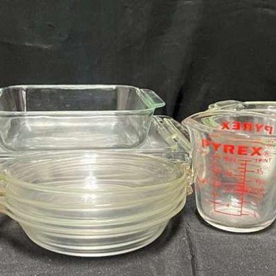 Ct144 vintage pyrex clear edition