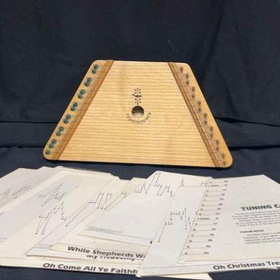 Ct173v vintage russian lap harp