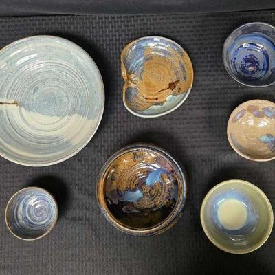 Ct149 pottery blue