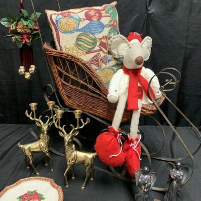 Ct166 christmas sleigh