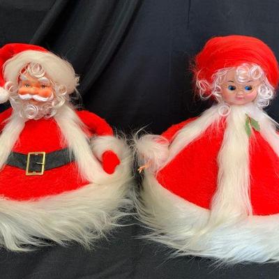 Ct190 vintage mr and mrs. claus