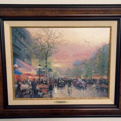 Tt117 paris city of lights by thomas kinkade