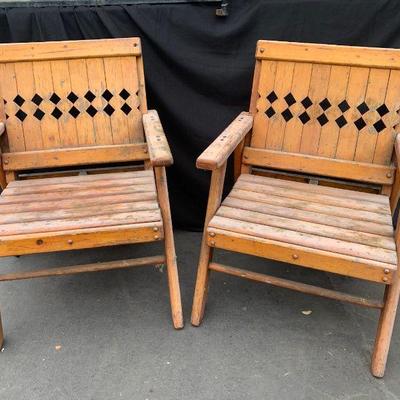 Ct117 outdoor wood chairs