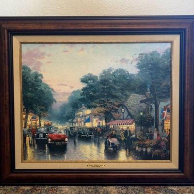 Tt116 caramel, dolores street” by thomas kinkade