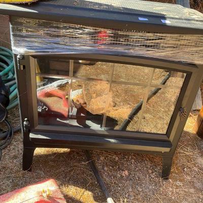 NEW faux fireplace heater