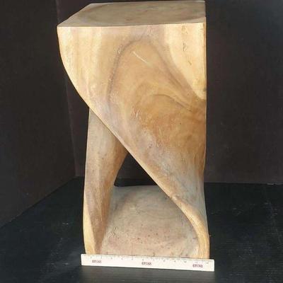 Unique Carved Wood Infinity Table