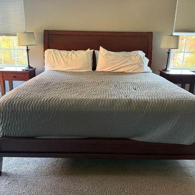 Pottery Barn king bedroom set