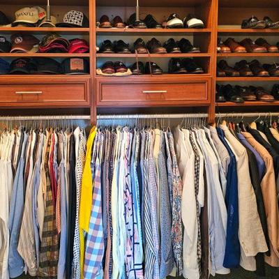 His closet