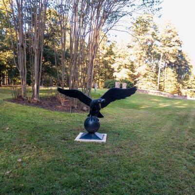 Massive Eagle Statue.