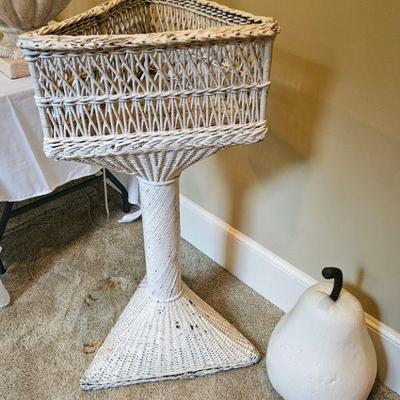 Victorian wicker planter