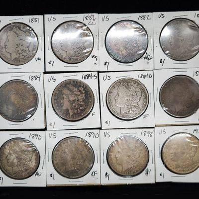 Morgan silver dollars