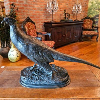 1850s-1870s bronze, signed Masson.