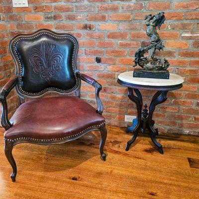 There is only one chair, it moved.