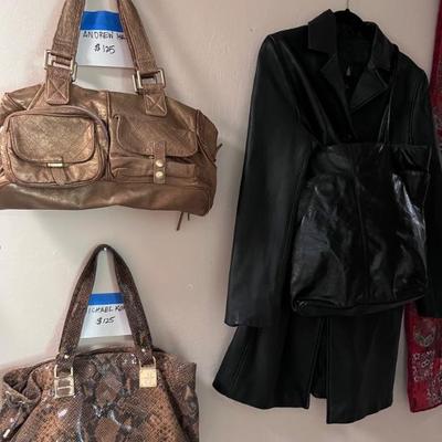 DESIGNER HANDBAGS
LEATHER COAT