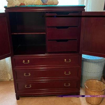 Matching oriental dresser/armoire 