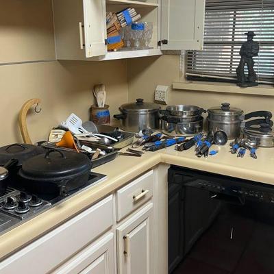 Cookware/cast iron/
more kitchen ware