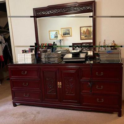 Oriental chest of drawers
